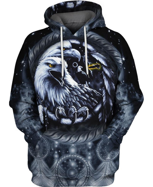 Native American Couple Eagles