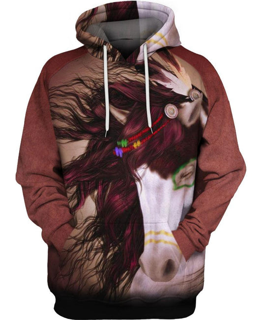 Native American Horse Gray