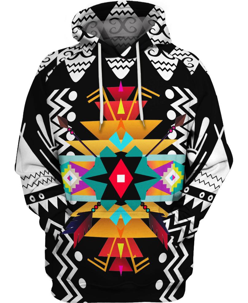Native American Multi-color Symmetrical