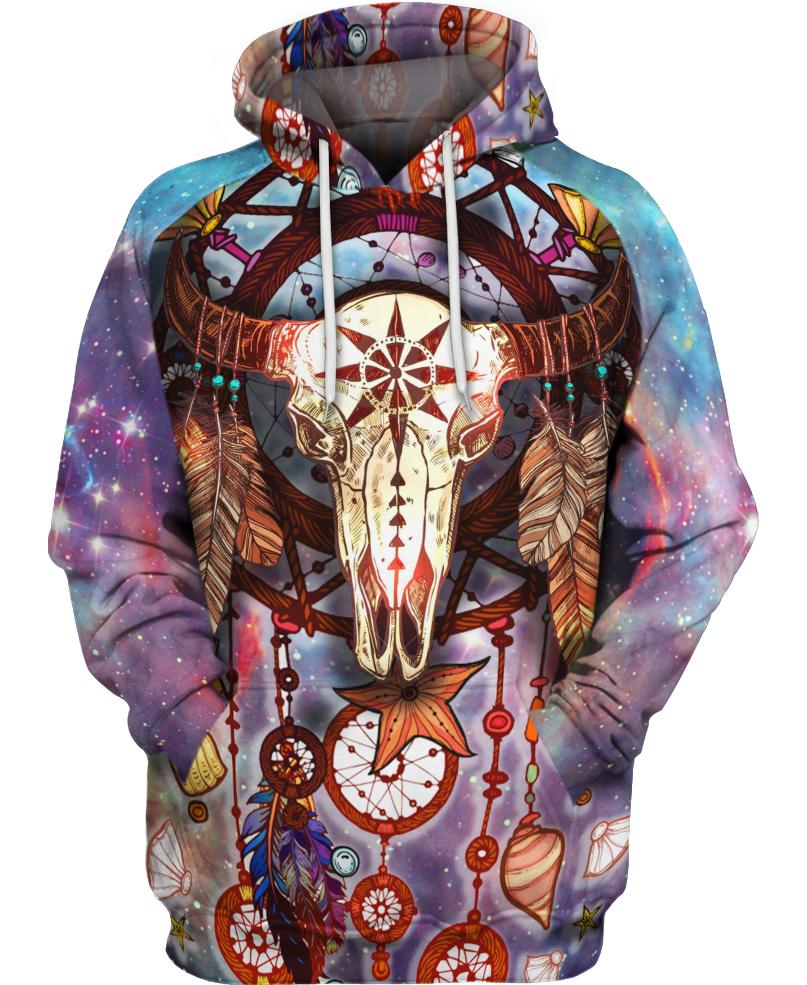 Native American Galaxy Skull