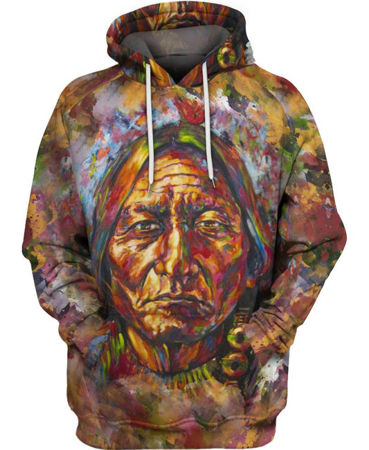 Native American Indian Chief Painting