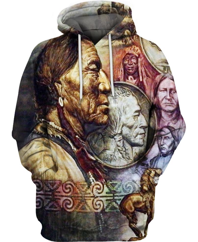 Native American Indian Chiefs Art Carving