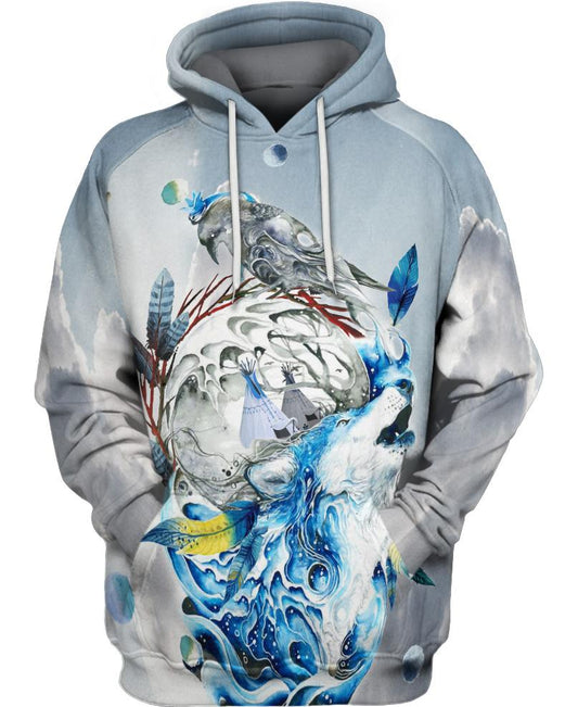 Native American Wolf Bird