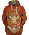 Native American Brown Single Owl