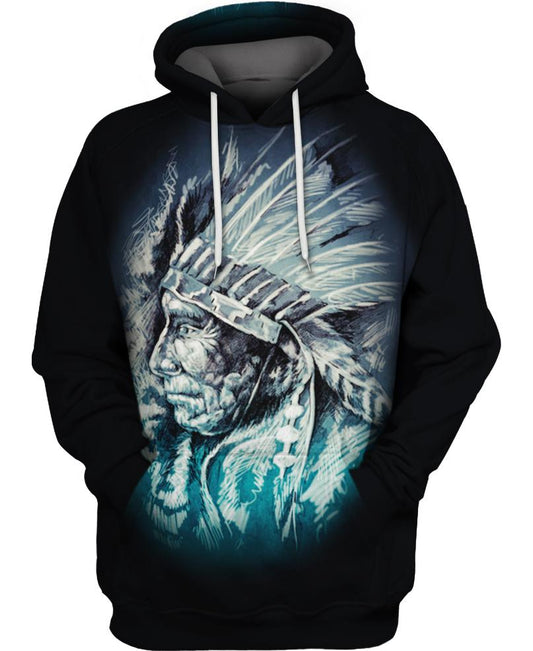 Native American Face Indian Chief