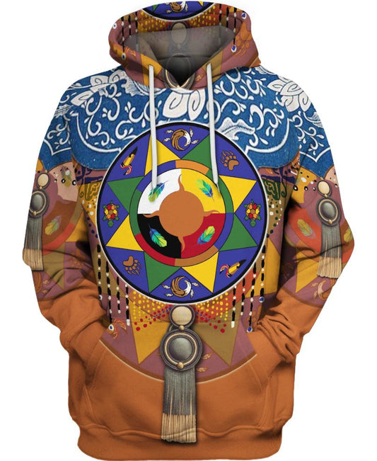Native American Round Shape Traditional