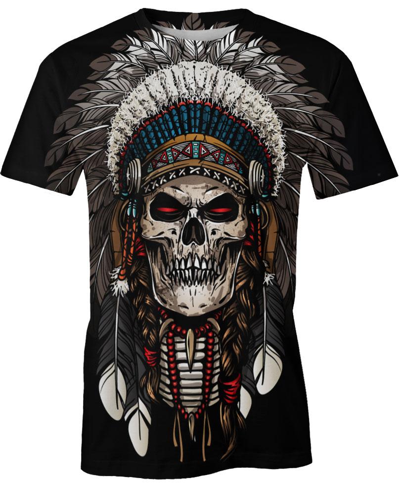 Native American Skull Feathers