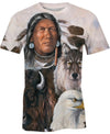 Native American Indian Chief &amp; Animals