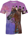 Native American Horse Egale And The Sun