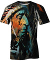 Native American Trail Of Indian Chief Colourful Painting