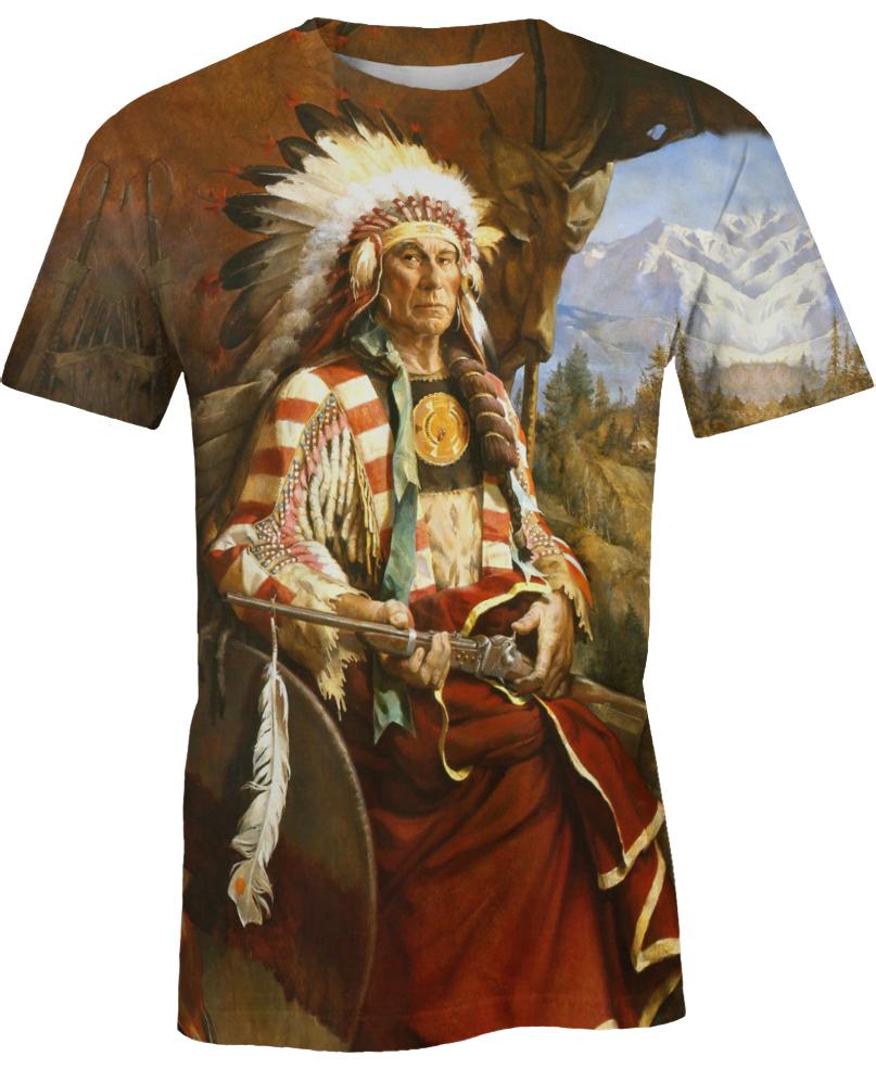 Native American Prairie Indian Chief