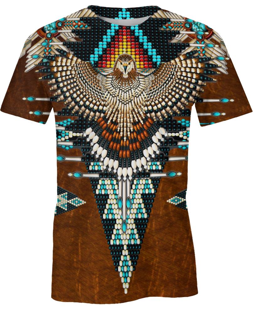 Native American Brown Eagle Pattern