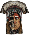 Native American Half-Face Indian Chief
