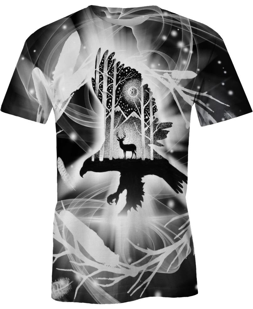 Native American Deer On Eagle