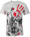 Native American Blood Hand &amp; Animals