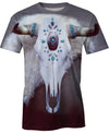 Native American Skull Blue Stone
