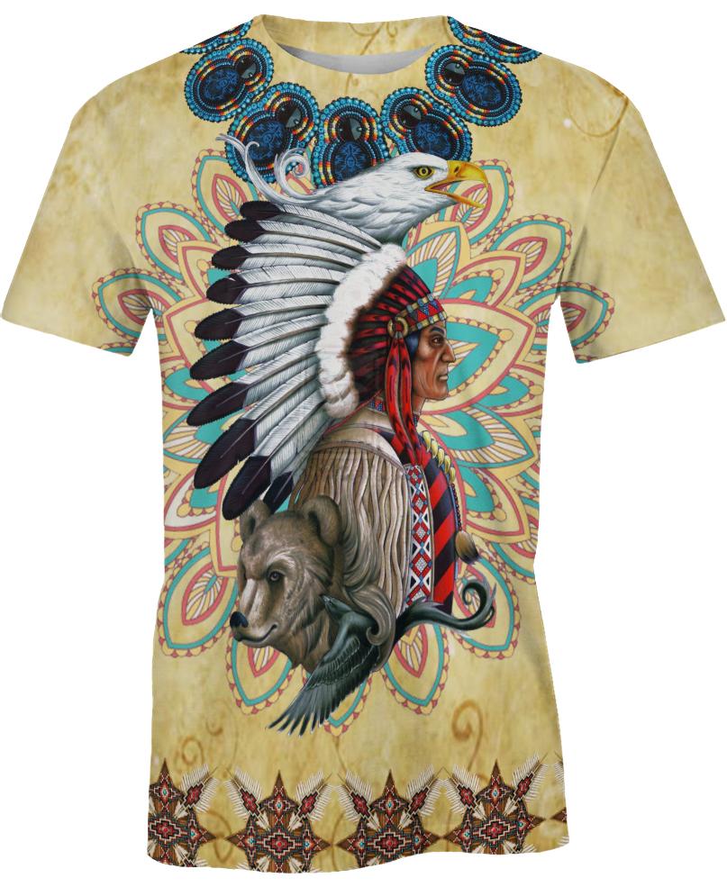 Native American Indian Wolf Eagle