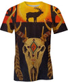 Native American Deer &amp; Bison Skull