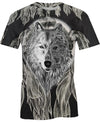 Native American Wolf Black And White