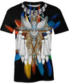Native American Feather Backgroud Eagle