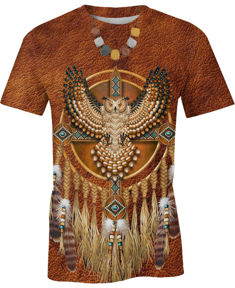 Native American Brown Single Owl