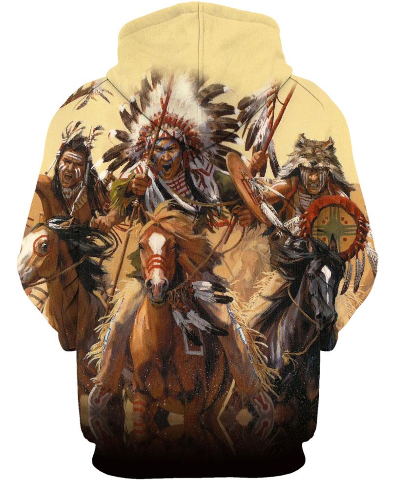 Native American The Fight Of Warrior