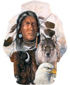 Native American Indian Chief &amp; Animals