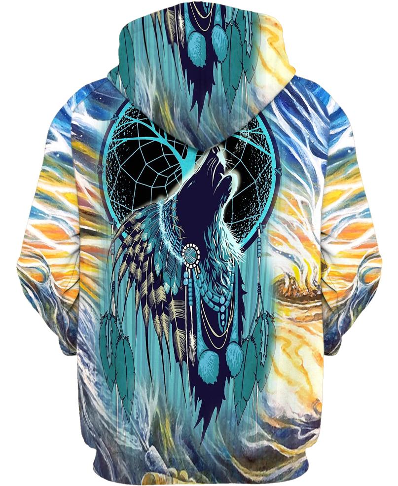 Native American Blue Wolf Dream