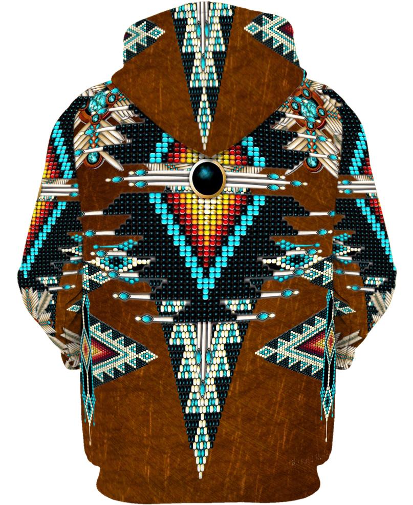 Native American Brown Eagle Pattern