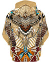 Native American Yellow Eagle Motif