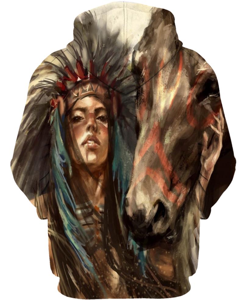 Native American Brown Chief Woman