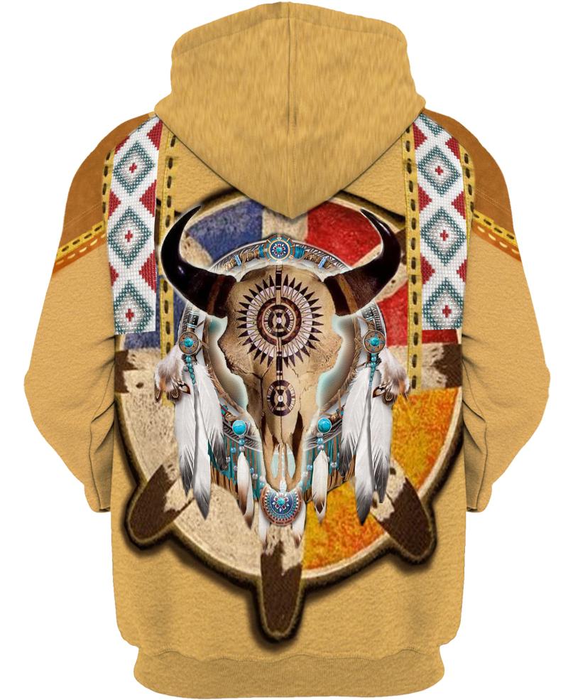 Native American Yellow Skull