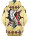 Native American Indian Wolf Eagle