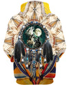 Native American Three Wolves Dreamcatcher
