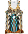 Native American Pattern Eagle Brown
