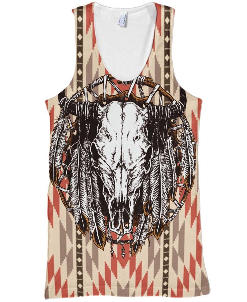 Native American Buffalo Pattern