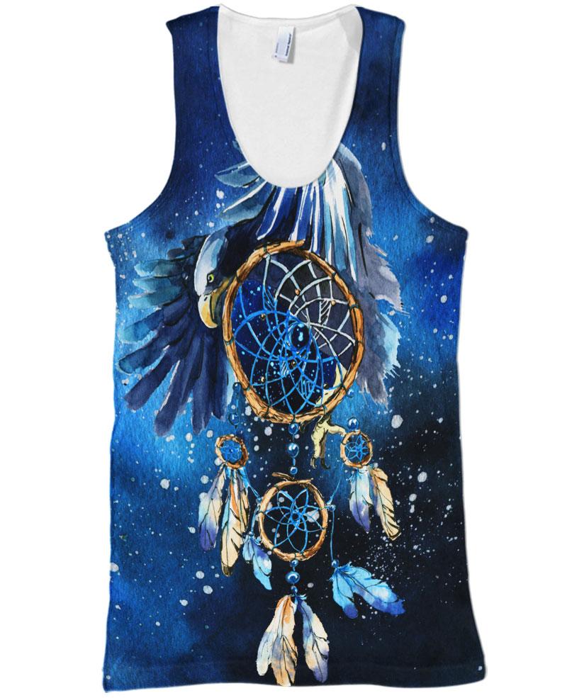 Native American Galaxy Blue Eagle