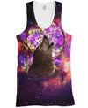 Native American Galaxy Purple Wolf Dream