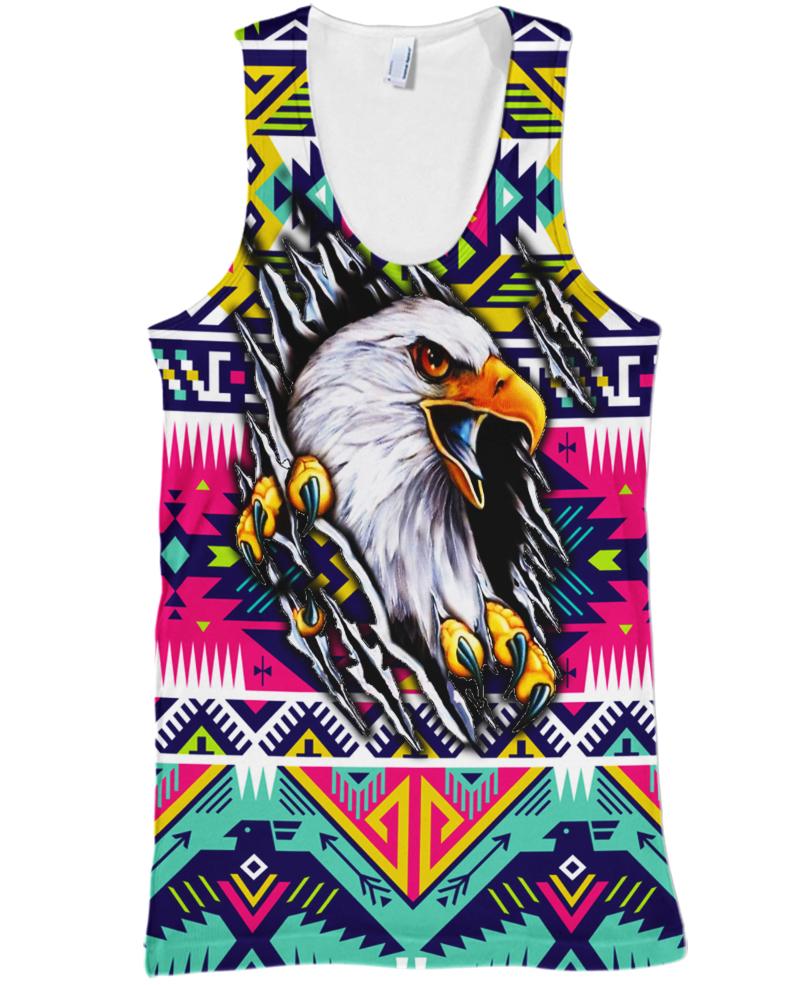 Native American Eagle Multi-Color