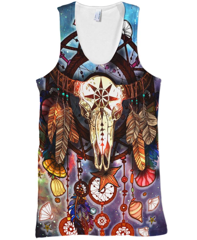 Native American Galaxy Skull