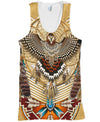 Native American Yellow Eagle Motif