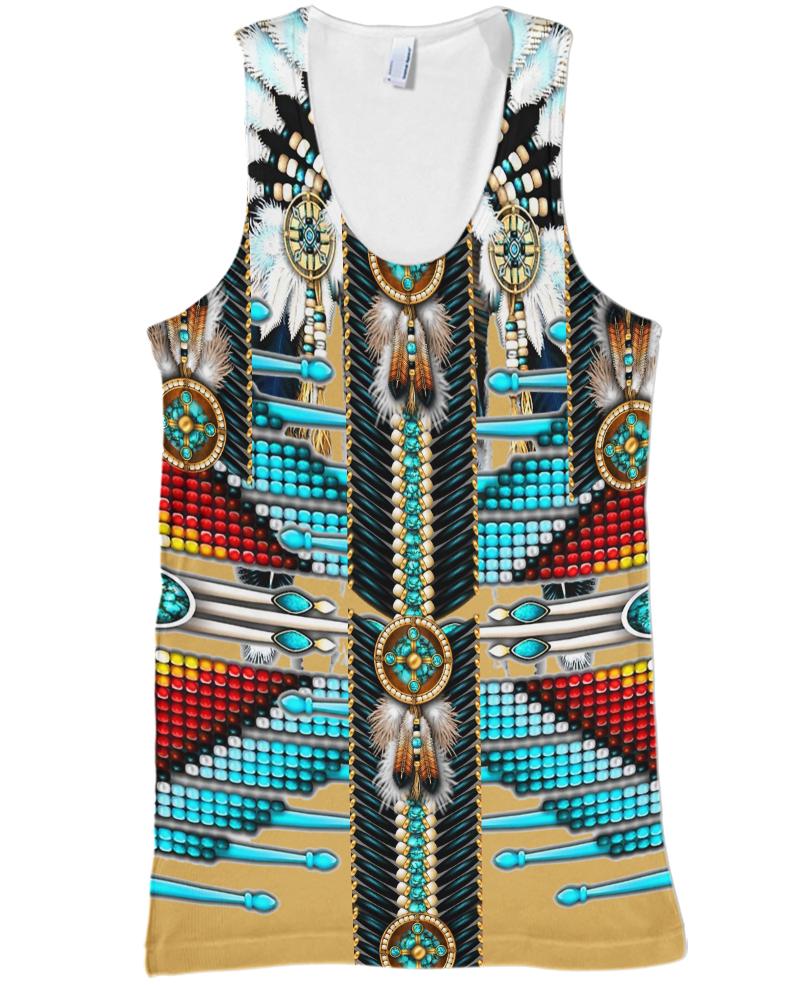 Native American Turquoise Pattern