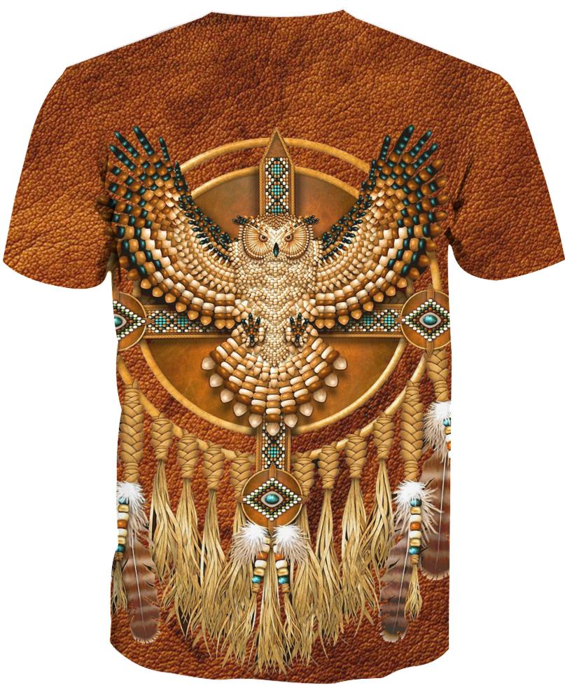 Native American Brown Single Owl