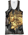 Native American Gold Indian Chief &amp; Eagle