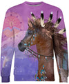 Native American Horse Egale And The Sun