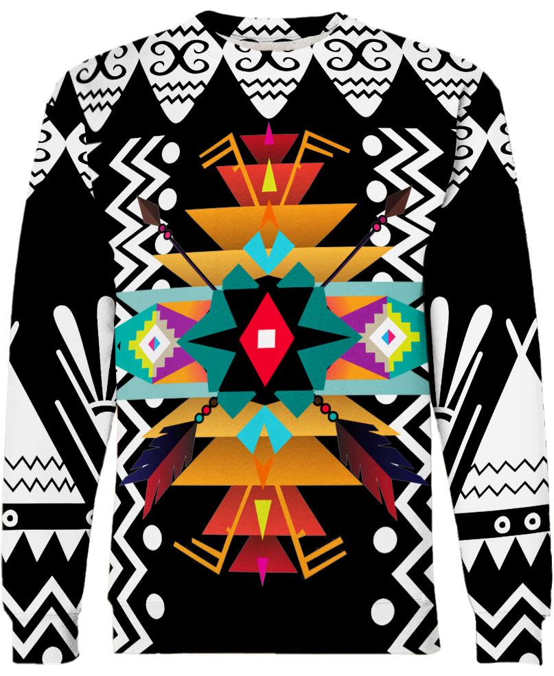 Native American Multi-color Symmetrical