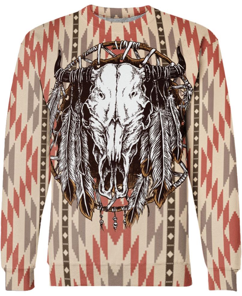 Native American Buffalo Pattern
