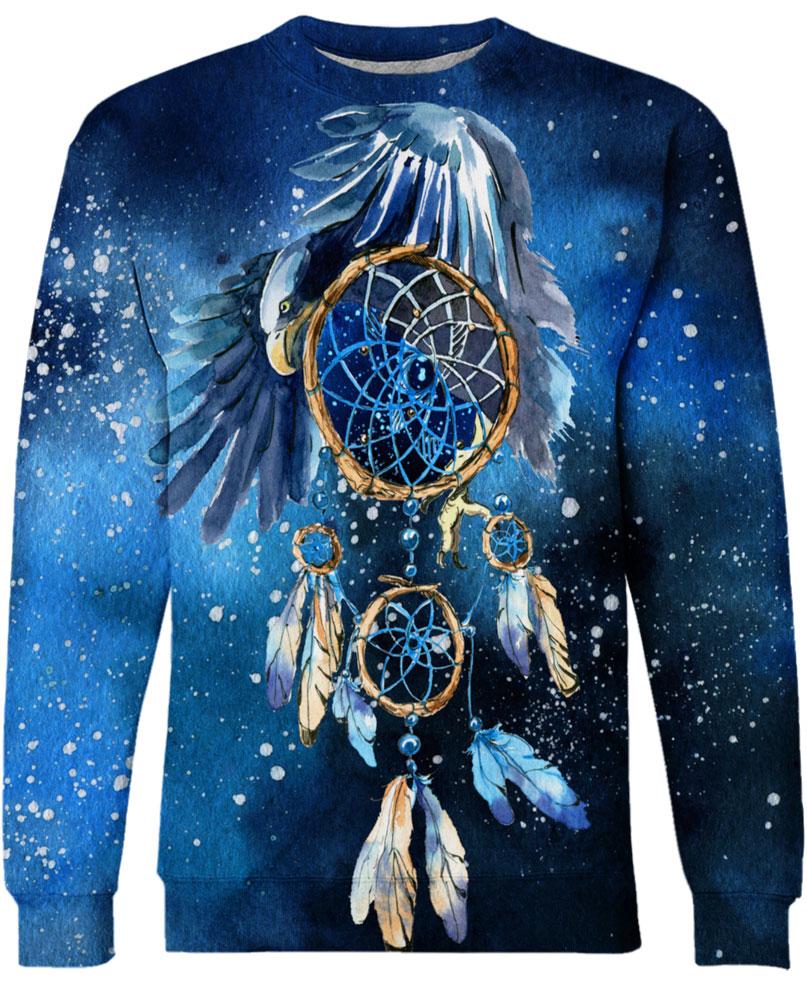 Native American Galaxy Blue Eagle