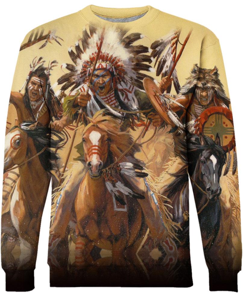 Native American The Fight Of Warrior