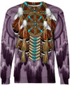 Native American Feathers Purple